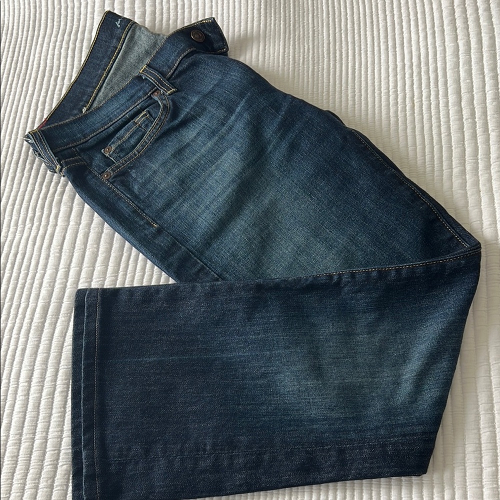 7 For All Mankind The Leggy Bootcut Jeans in Midnight Fade
